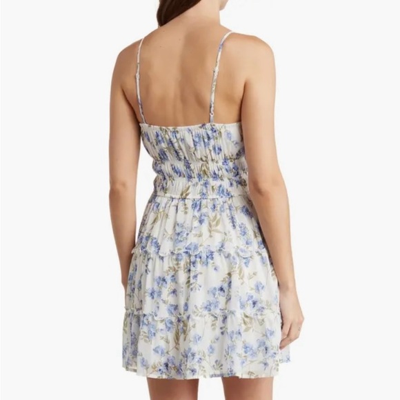Row A Floral Ruffle Trim Dress - Picture 2 of 4